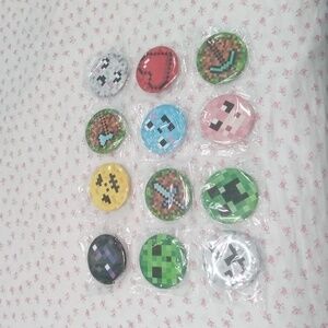 NWT Minecraft Character Pins